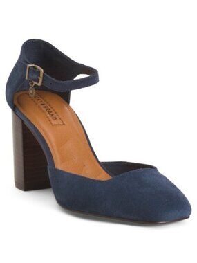LUCKY BRAND Suede Kanira Heeled Mules
